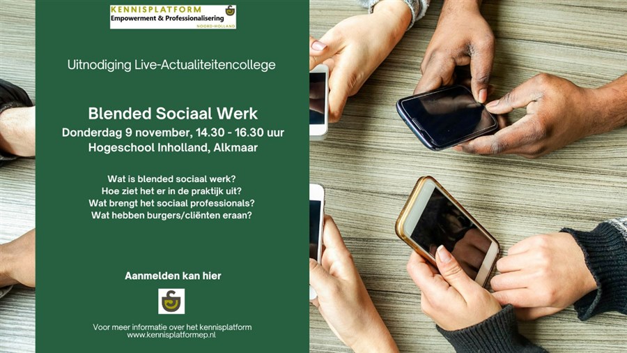Bericht Live-actualiteitencollege Blended Sociaal Werk bekijken